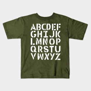 ABC alphabet Kids T-Shirt